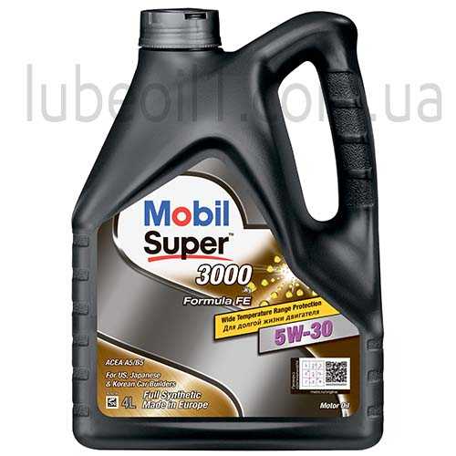 Mobil Super 3000 Formula FE 5W-30 GSP 4л.